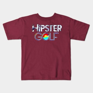 Hipster Golf Colorado Kids T-Shirt